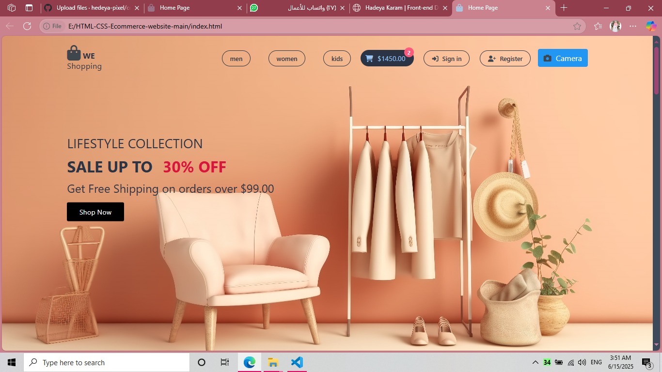 Clothing E-commerce Website